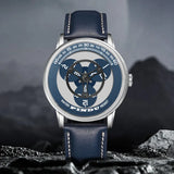 Unique Round Rotating Dial Watch