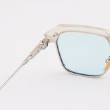 Square Gradient Alloy Acetate Sunglasses