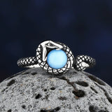 Snake With Stone Ring