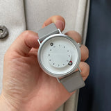White Simple Round Quartz Watch