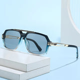 Noir Bridges Square Sunglasses