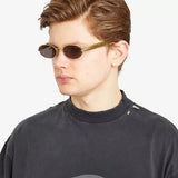 Vintage Oval Small Frame Sunglasses