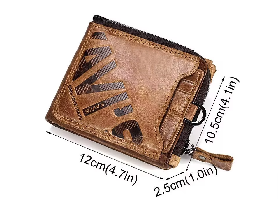 Rustic Leather Men Wallet