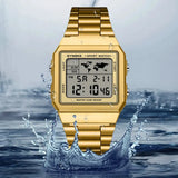 Luxury Stainless Steel Chrono Watch