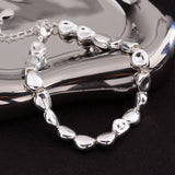 Unsynchronized Silver Stone Bracelet