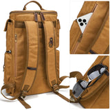 Big Capacity Waxed Canvas Backpack