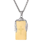 Eagle Cross Pendant Necklace