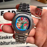 Colorful Comic Cartoon Dial Quartz Watch