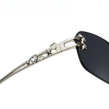 Square Rimless Star Bridge Sunglasses