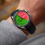 Half Green Pink Unique Watch