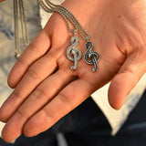 Stylish Music Symbol Necklace
