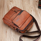 Vintage-Style Leather Sling Bag