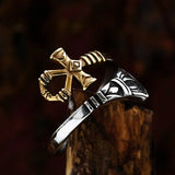 Stainless Steel Eye of Horus Ring