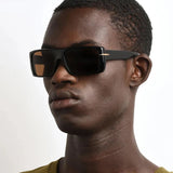 Big Rectangle Polarized UV-400 Sunglasses