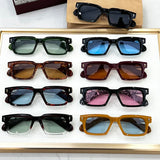 Acetate Frame Square Men's Sunglasses