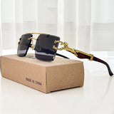 Golden Horse Stallion Rimless Sunglasses
