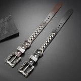 Rock Punk Style Large Buckle Bracelet