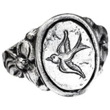 Vintage Flying Bird Swallow Ring