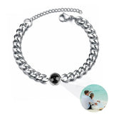 Black Stone Chain Bracelet