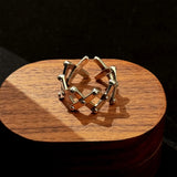 Twisted Pantograph Adjustable Ring