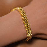 Golden Edge Stainless Steel Bracelet