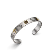 Ocean Emblem Gold Statement Bracelets