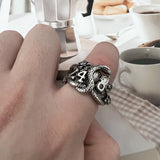 Black Mamba 24 Snake Ring