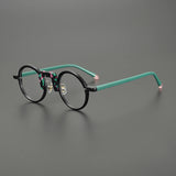 Multicolor Unique Round Eyeglasses