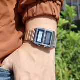 Cyberpunk Dual-Screen Digital Watch