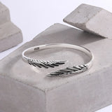 Thai Silver Feather Bracelet