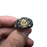 Forging Hammer Buddha Adjustable Ring