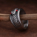 Punk Snake Mouth Ring