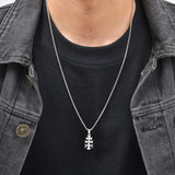 Medieval Style Cross Pendant Necklace