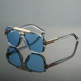 Luxury Gold Trim Pilot Sunglasses