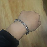 Vintage Punk Skull Chain Bracelet
