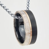 Two Tone Tungsten Carbide Ring