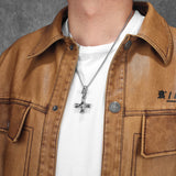Wolf Hollow Cross Pendant Necklace
