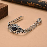 Geometric Style Chain & Link Bracelet