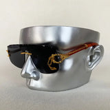 Golden Vision Authority Rimless Sunglasses