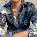 Dice White & Black Beads Necklace