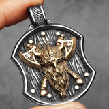 قلادة قلادة درع قراصنة الفايكنج