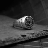 Stainless Steel Gothic Skull Ring