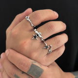 Hip Hop Stars Irregular Ring Set