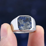 Frostfire Stone Ring