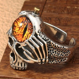 Retro Devil's Eye Skull-Head Ring