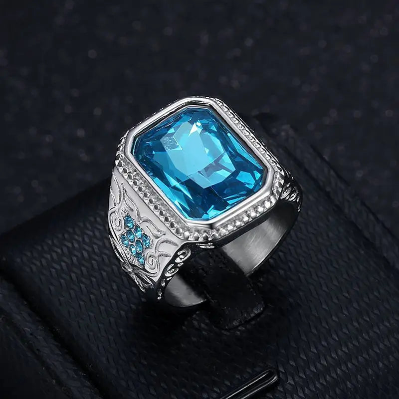 Royal Cut Gemstone Statement Ring
