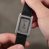 Rectangle Numberless Quartz Wristwatches