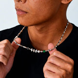 Hip-Hop Irregular Metal Beads Necklace