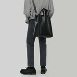 Black Causal PU Leather Bag