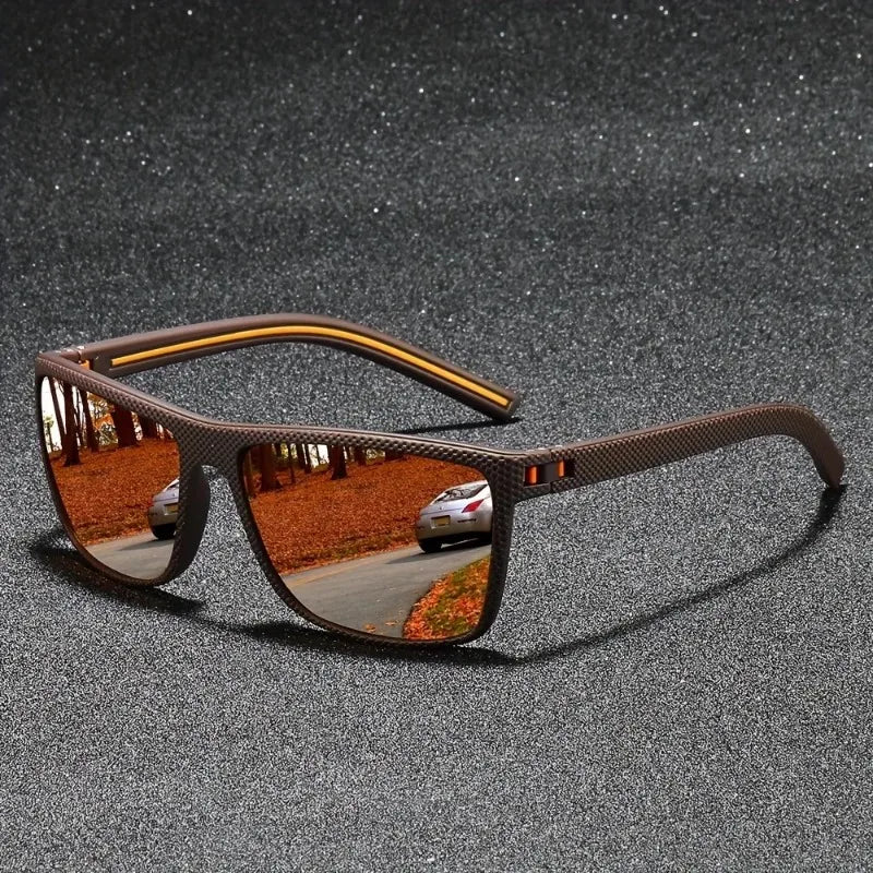 Modern Mirror Rectangle Men's Sunglasses